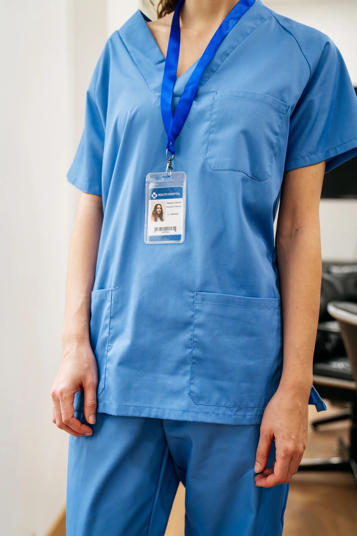Clinical healthcare professional portrait